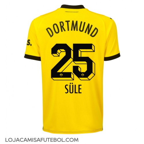 Camisa de Futebol Borussia Dortmund Niklas Sule #25 Equipamento Principal 2023-24 Manga Curta